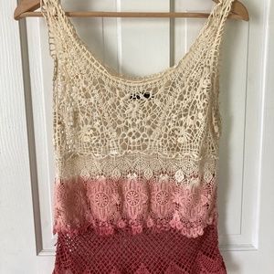 Crochet cover up